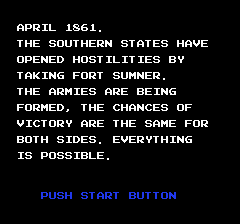North & South screenshot 5 for Famicom